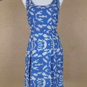 Silence & Noise bright blue print summer dress